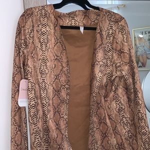 Snakeskin Blazer/Jacket